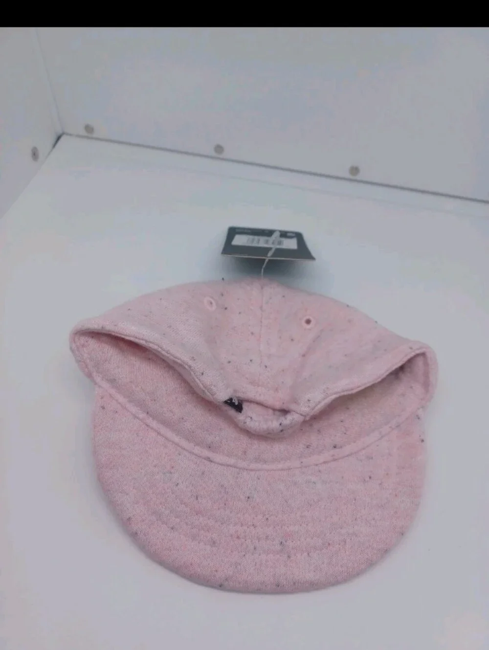 NWT Rare Nike Infants Newborn Girl's French Terry Baseball Cap Hat Soft Pink